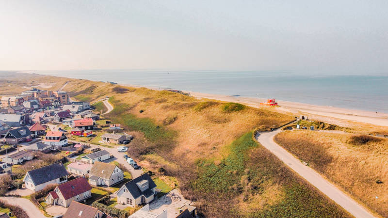 Luchtfoto Strand